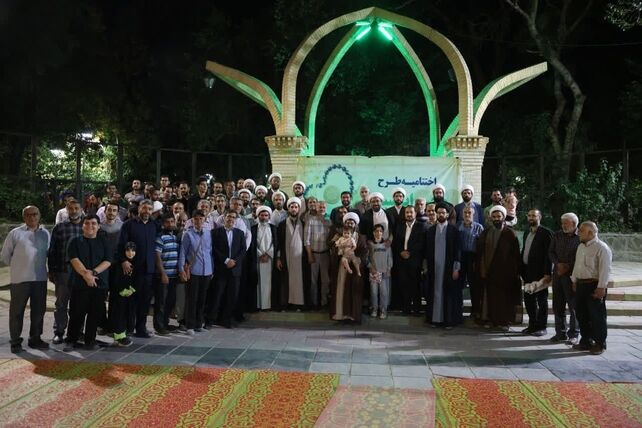 اختتامیه طرح «محراب سبز» در پارک مردم همدان 
