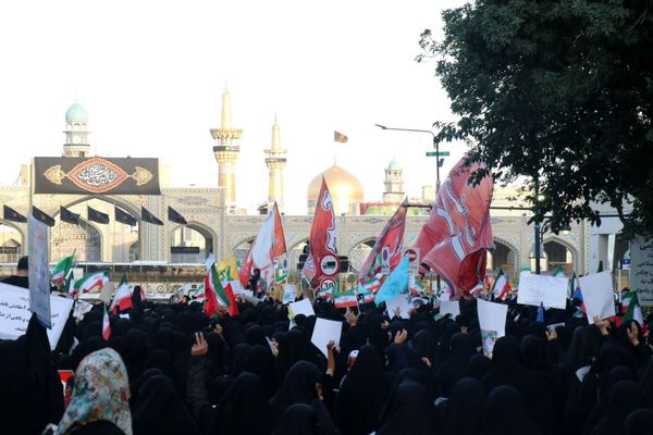 راهپیمایی گرامیداشت روز عفاف و حجاب در مشهد