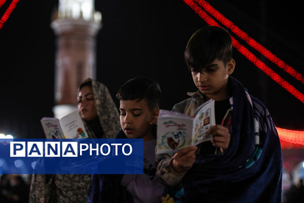 مراسم احیاء سومین شب قدر در مسجد مقدس جمکران