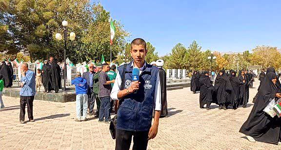 راهپیمایی بشارت نصر در کاشمر 