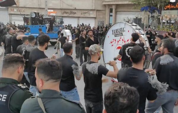 مراسم تاسوعا حسینی در شهرستان فیروزکوه