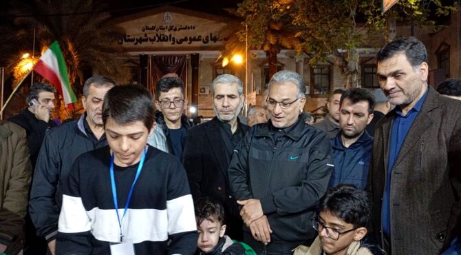 حضور مدیرکل آموزش و پرورش استان گلستان در موکب دانش‌آموزی
