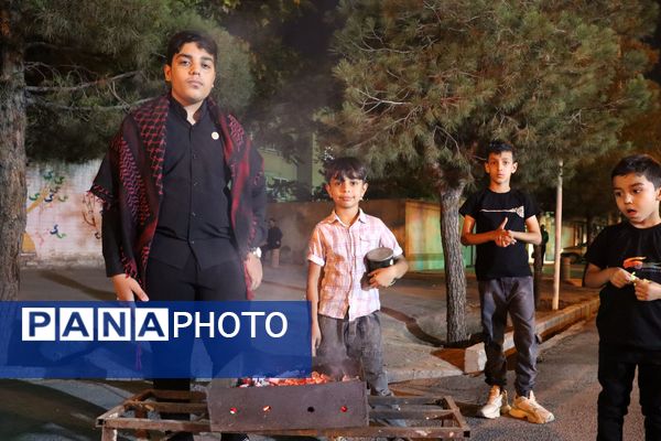 خادمی نوجوانان در عزاداری سید و سالار شهیدان در مشهد