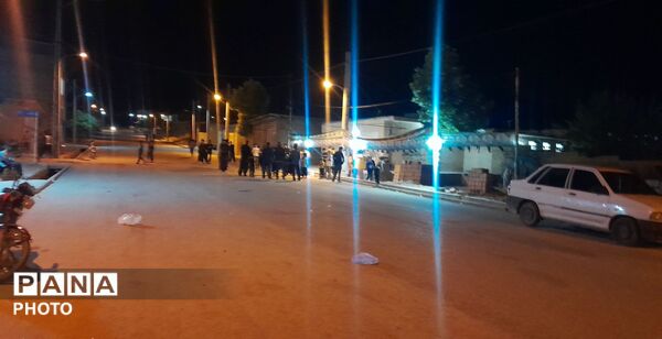  حضور پرشور مردم روستای میرزآباد در مراسم محرم و تجمعات شبانه محرم 
