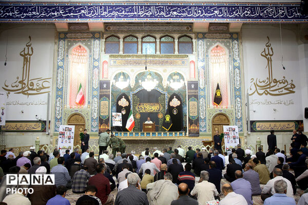 مراسم بزرگداشت ۱۴۴ شهید اقتدار ملی و جنگ رمضان در قم