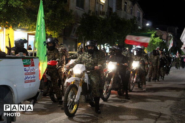 رزمایش جانفدا برای ایران امام رضایی در گلوگاه
