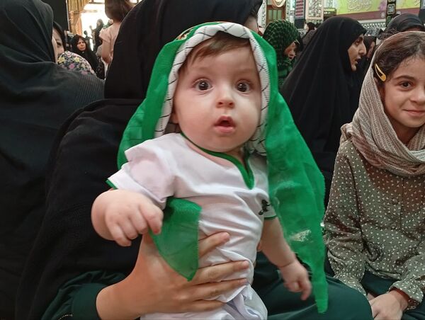 آیین شیرخوارگان حسینی در نخستین روز محرم در مساجد  نیشابور و شهر بار