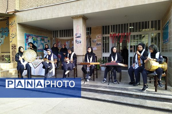 زنگ مهر و مقاومت در دبیرستان استعدادهای درخشان فرزانگان شهریار 