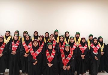 اجرای سرود بابا حسین توسط گروه سرود دختران صاحب الزمان عضو سازمان دانش آموزی 