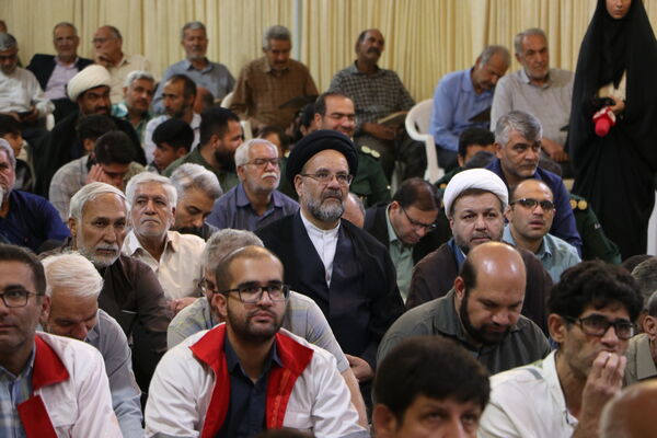 مراسم بزرگداشت شهدای خدمت در مسجد جامع شهرستان آباده 