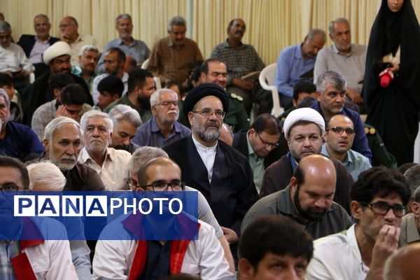 مراسم بزرگداشت شهدای خدمت در مسجد جامع شهرستان آباده 