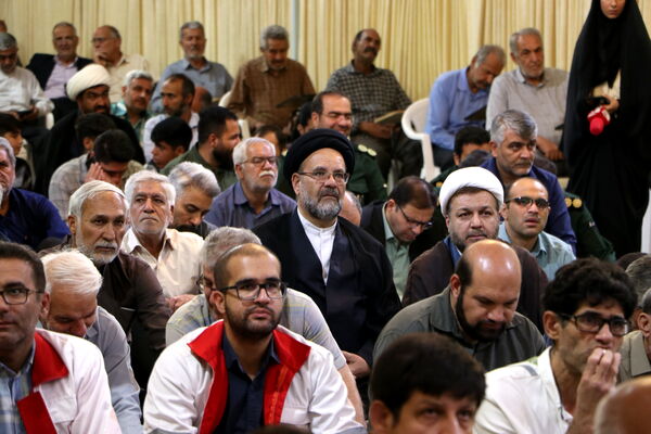 مراسم بزرگداشت شهدای خدمت در مسجد جامع شهرستان آباده 