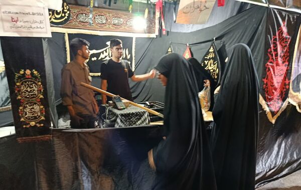 برپایی موکب دختران بصیرا در بجنورد 