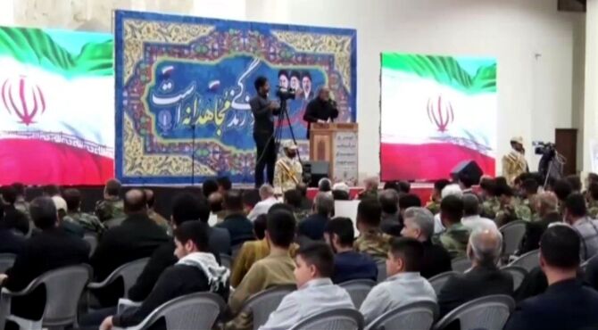 مراسم اربعین شهدای دشت مهیار در گلستان شهدای اصفهان 