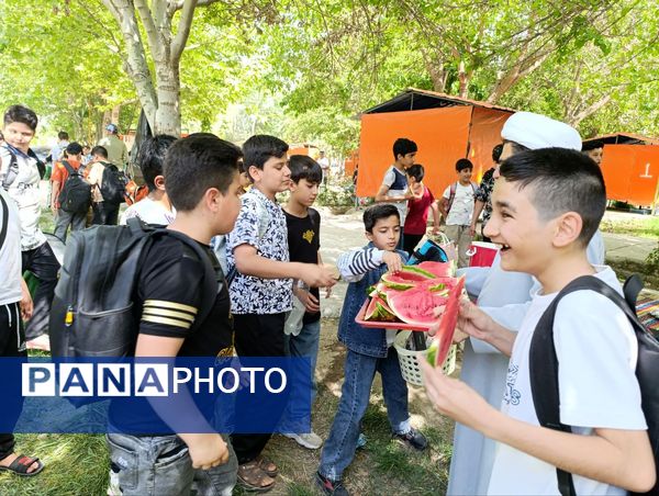 اردوی تفریحی دانش‌آموزان دبستان معلم آشخانه 