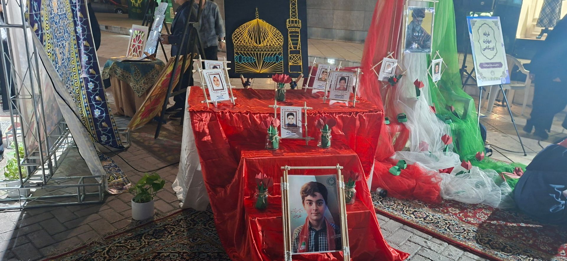 نمایشگاه سازمان دانش آموزی خراسان رضوی در حاشیه سی و سومین اجلاس سراسری نماز