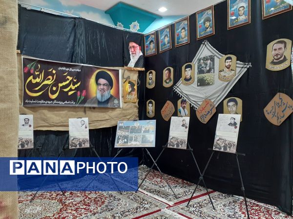 مراسم پاسداشت شهدای مقاومت و نمایشگاه آثار منتخب دانش‌آموزان رویداد آخراشه