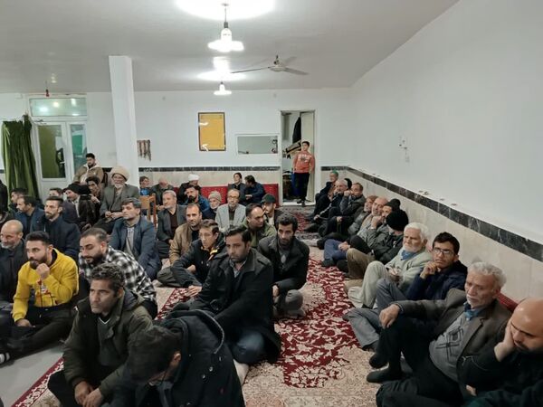مراسم تعزیه شهادت حضرت زهرا(س) در روستای ساروق شهرستان داورزن
