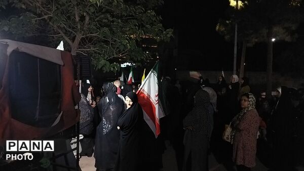 نود و پنجمین شب از شب های مقاومت بلوار جمهوری نیشابور در قاب پانا 
