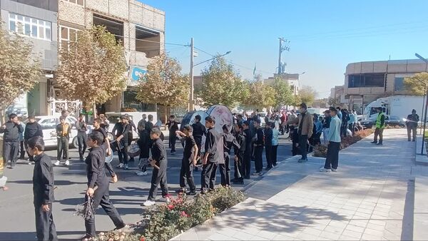برپایی هیئت عزاداری دانش‌آموزی «قاسم ابن الحسن(ع)» در دبیرستان رئیس‌زاده خلیل‌آباد