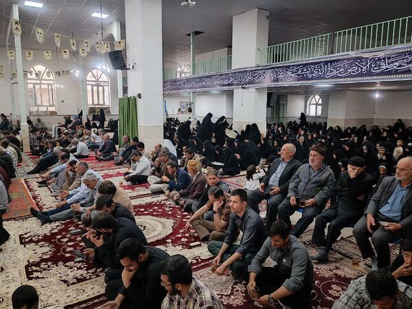 مراسم دعای عرفه در شهر درق
