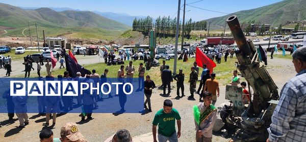 غبارروبی یادمان شهدای مرز تمرچین پیرانشهر