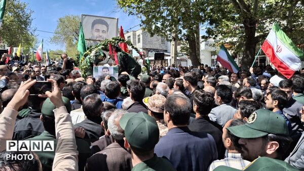 مراسم تشییع پیکر پاک سرهنگ پاسدار شهید حمید محمدی