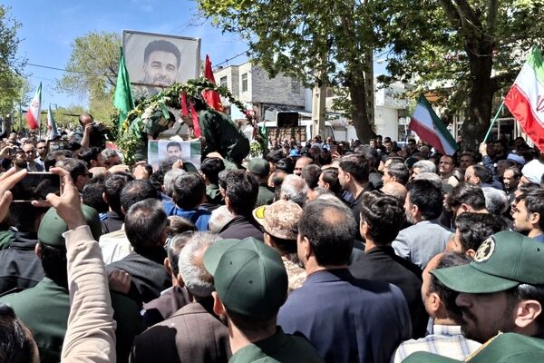 مراسم تشییع پیکر پاک سرهنگ پاسدار شهید حمید محمدی