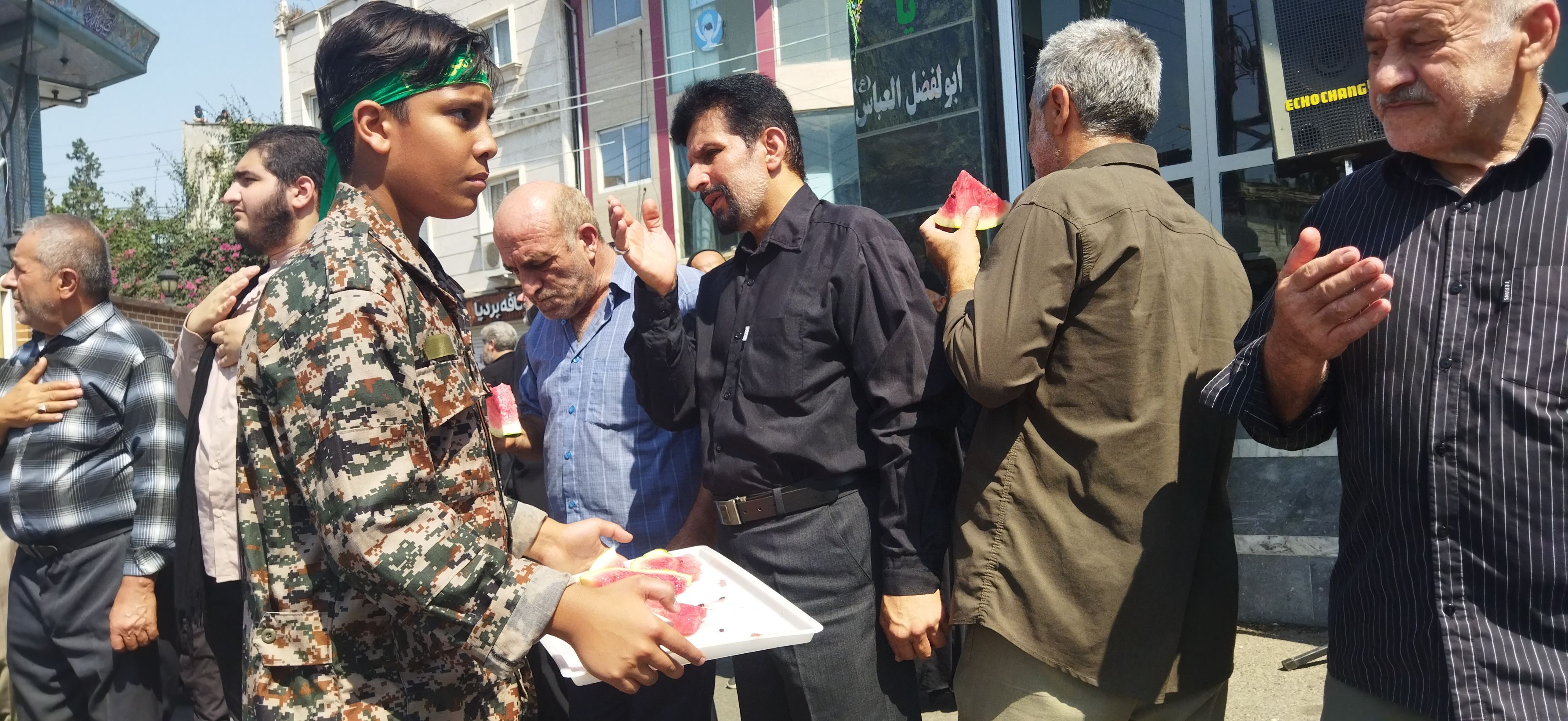 راهپیمایی عزاداران قائمشهری در سالروز رحلت رسول اکرم (ص) و امام حسن مجتبی (ع)