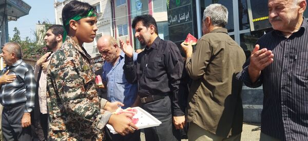 راهپیمایی عزاداران قائمشهری در سالروز رحلت رسول اکرم (ص) و امام حسن مجتبی (ع)