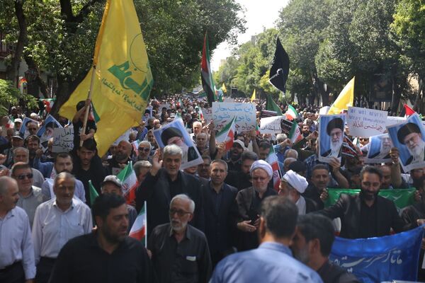 راهپیمایی جمعه خشم در تبریز
