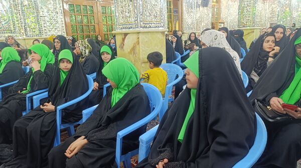 طنین جشن میلاد حضرت معصومه(س) و روز دختر در فضای ملکوتی آستان مقدس امامزاده حسن(ع)