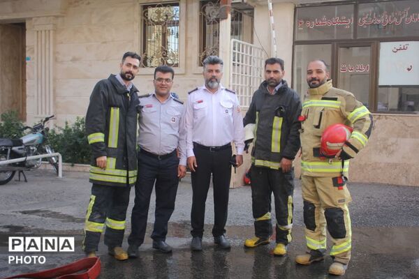 یک روز کاری در ایستگاه آتش‌نشانی قم