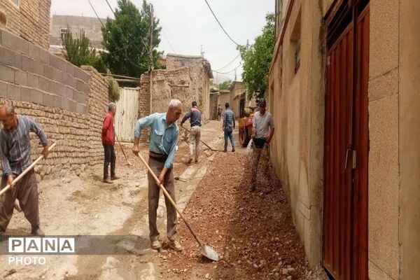 بهسازی و زیرسازی  کوچه‌های فرعی خیابان‌های شهر بار