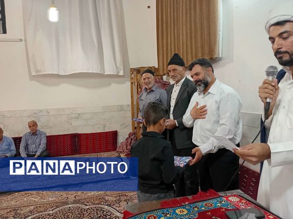 تقدیر از دانش‌آموزان فعال روستای نقاب