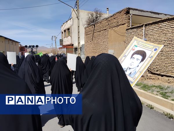 شهر وردنجان یک‌صدا به حمایت از فلسطین برخاست