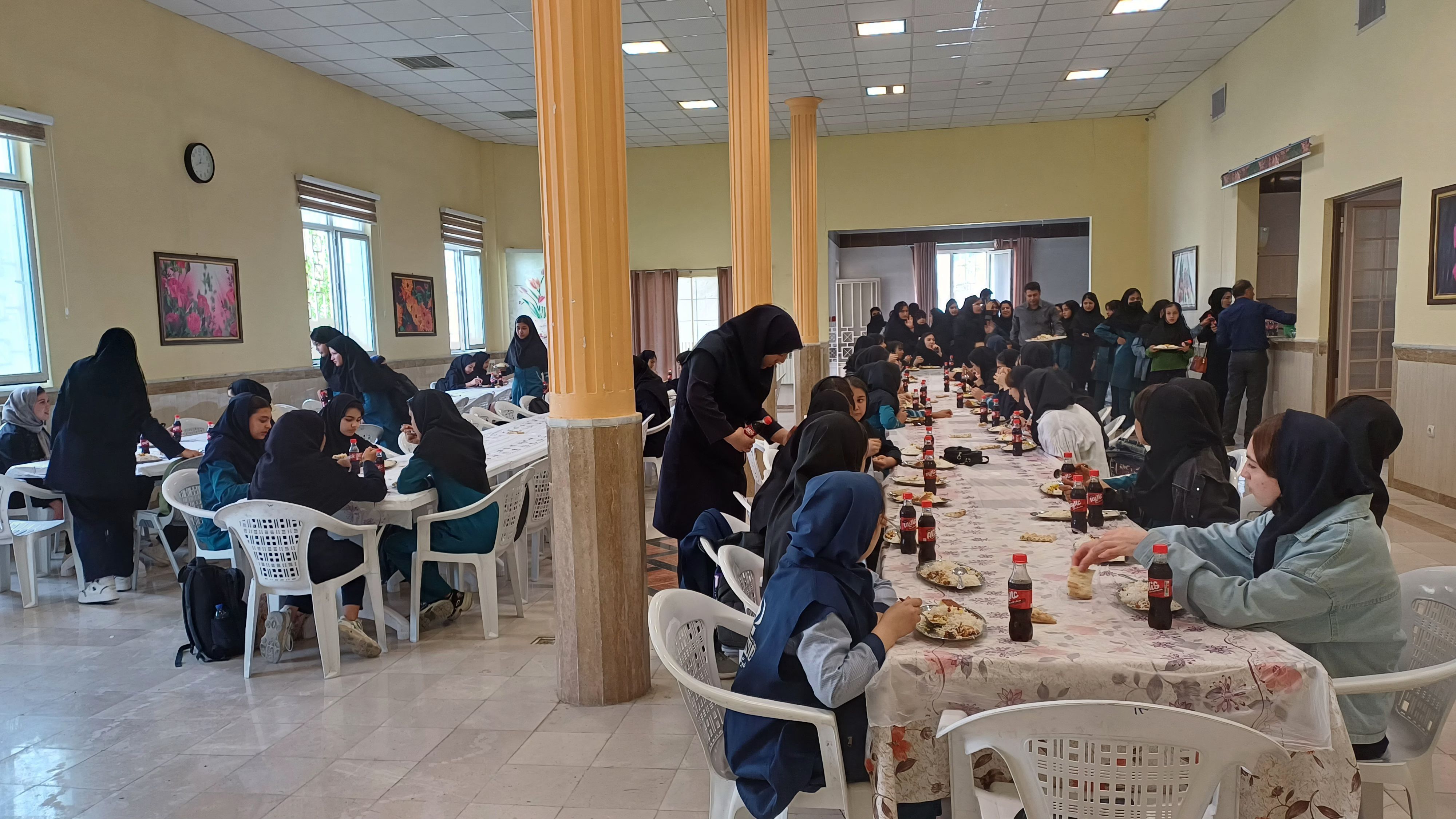 افتتاحیه اردوی تمشک ویژه دختران در سالن ۱۳ آبان شهرستان شیروان
