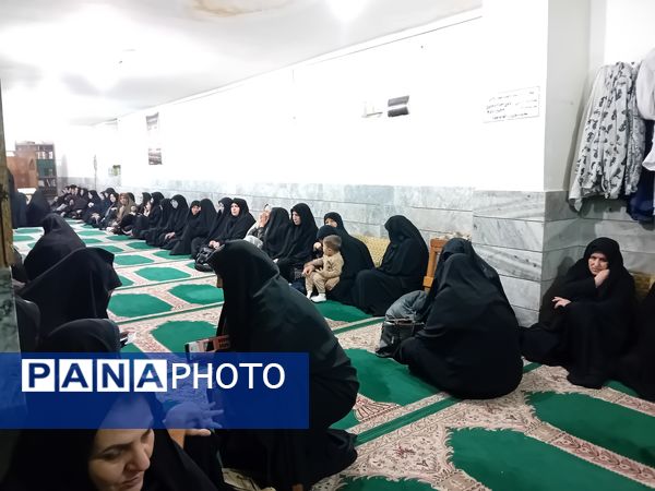 مراسم ایام فاطمیه در مسجد پنج تن آشخانه