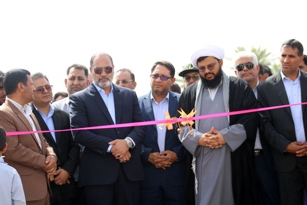 افتتاح زمین چمن روستای محمد آباد چاه ملک 