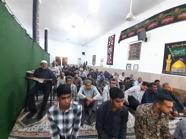 ابراز همدردی مردم سندرک و فین با مردم فلسطین در راهپیمایی روز قدس