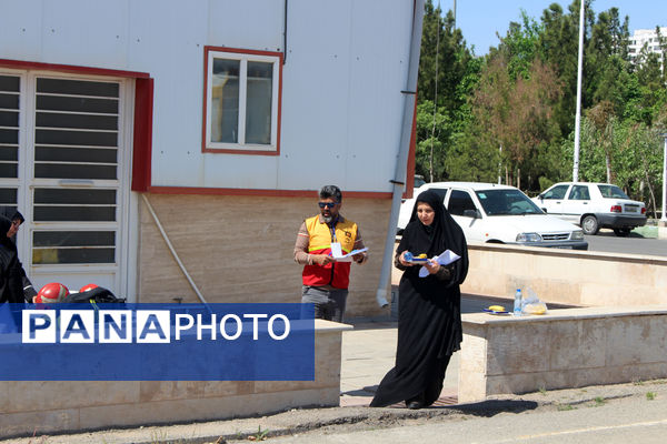 رقابت‌های اطفاء حریق مراقبین سلامت استان قم