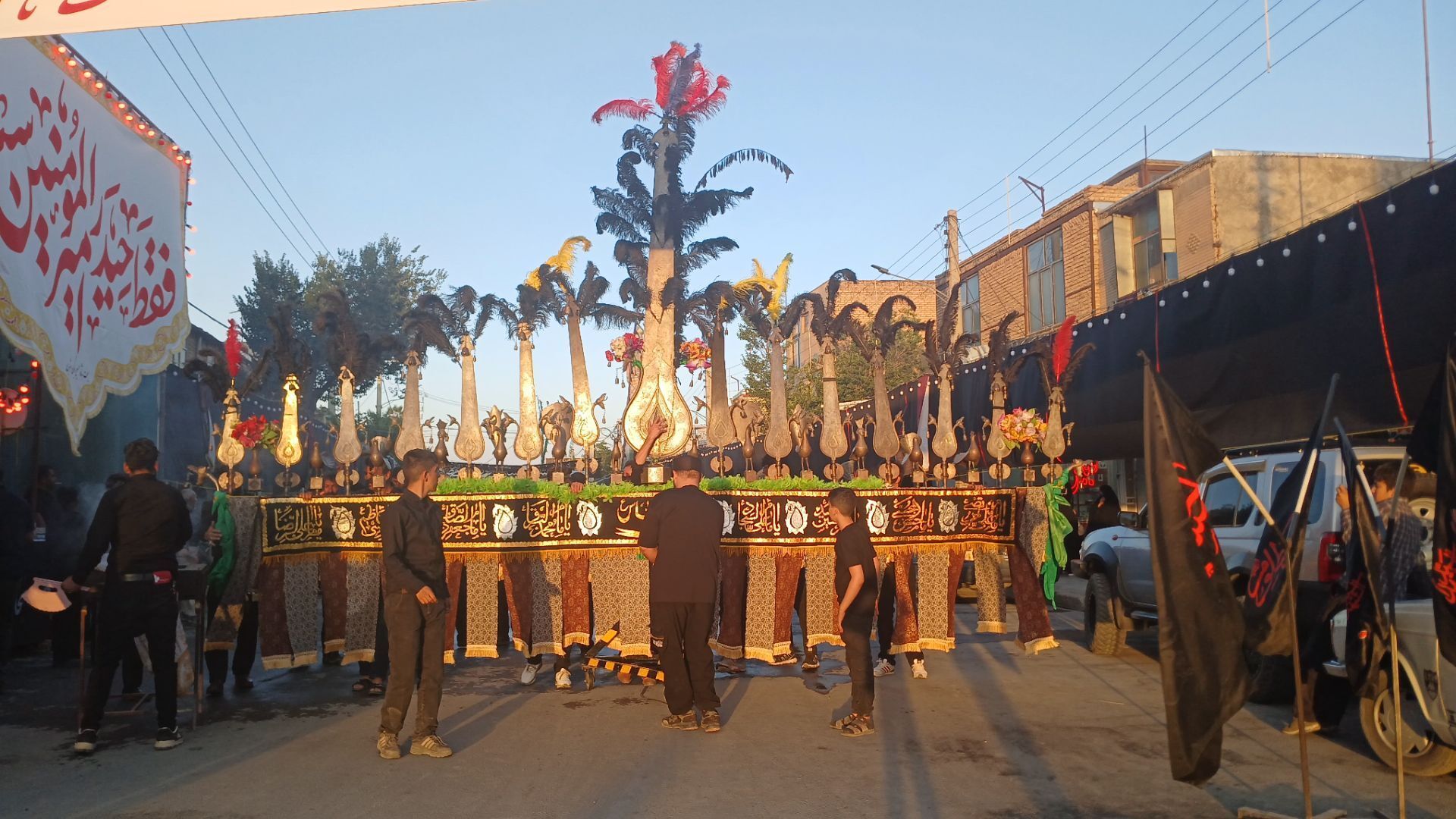 عشاق حسین در ماه محرم شهرستان بن 