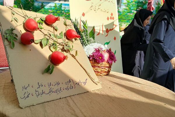 جشنواره انار در دبیرستان حجاب ورامین 