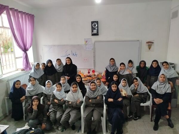 یلدای شیرین در دبستان شهید نجفی فدافن