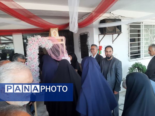 مانور بازگشایی مدارس عباس آباد 