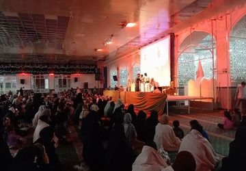 اولین شب از تعزیه خوانی در کاشمر 