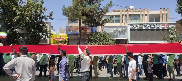 راهپیمایی جمعه خشم و نصر در نیشابور 
