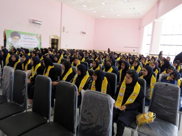 اردوی تمشک دختران بجنورد در اردوگاه شهید چمران 