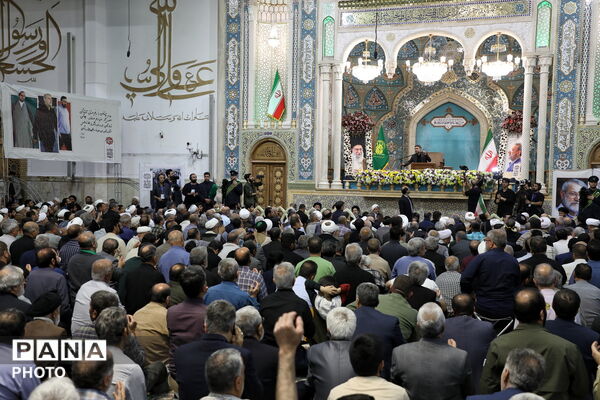 مراسم چهلمین روز شهادت «علی لاریجانی» در قم