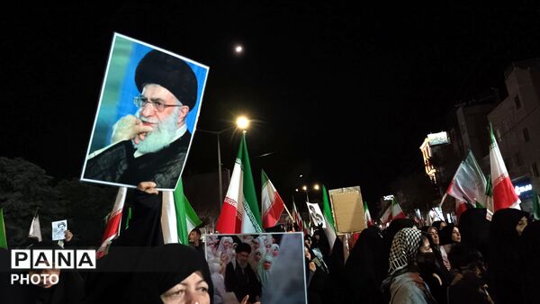 اجتماع مردمی در بیست و پنجمین شب از مراسمات بلوار فضل نیشابور 